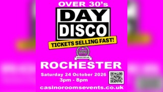 Day Disco (Over 30's) - Saturday 24th October 2026