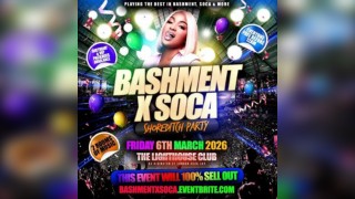 Bashment X Soca - Shoreditch Party - Everyone Free Before 12AM