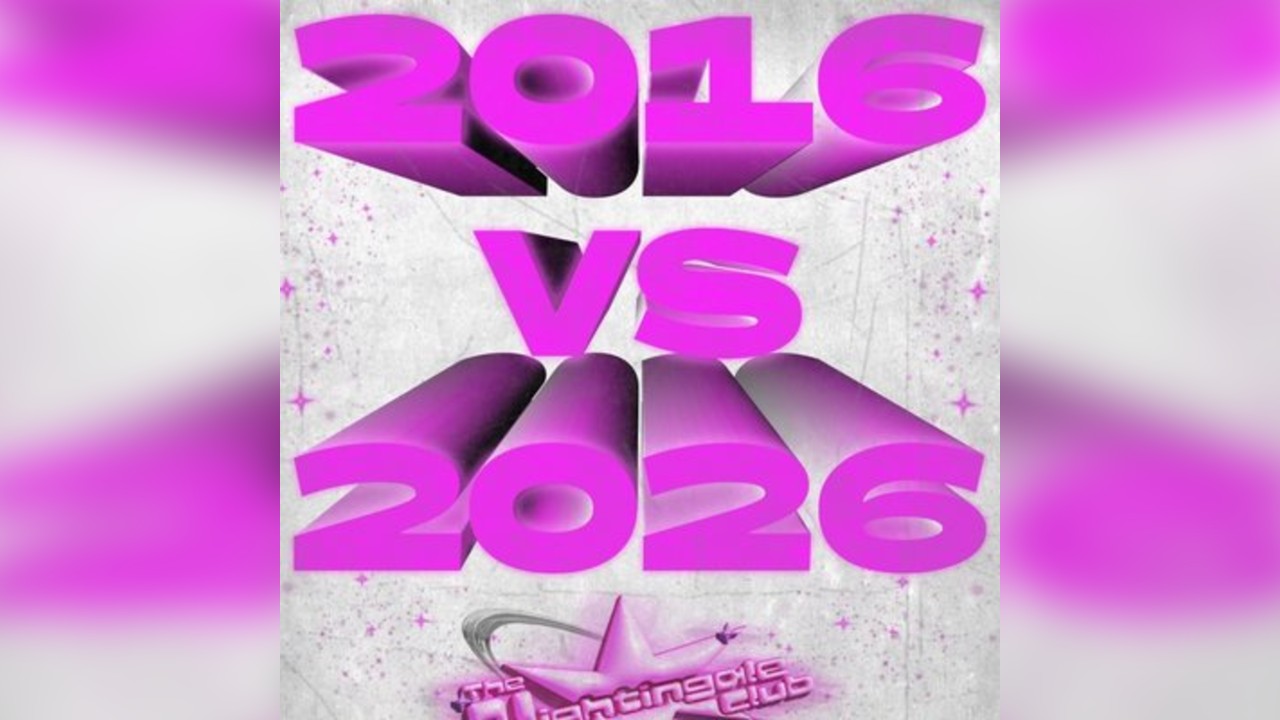 Nightingale Club - 2016 vs 2026 party - Free entry