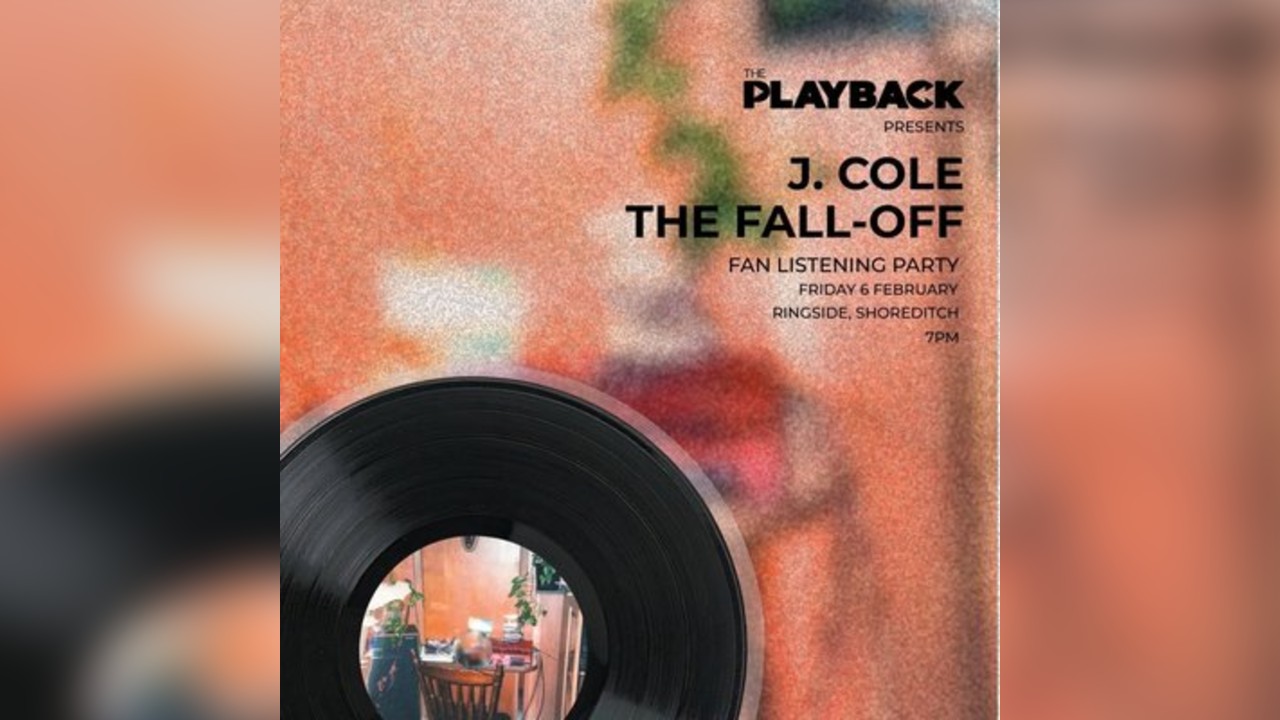 The Playback presents J. Cole - The Fall-Off Live
