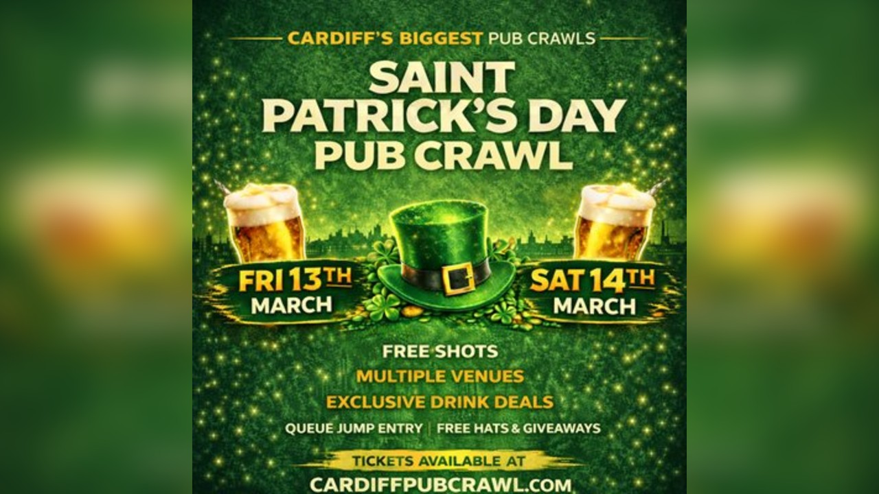 Saint Patrick´s Day Pub Crawl Cardiff