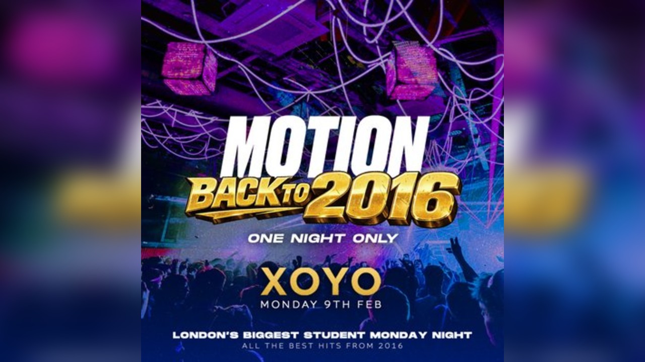 MOTION Every Monday - 2016 THROWBACK SPECIAL