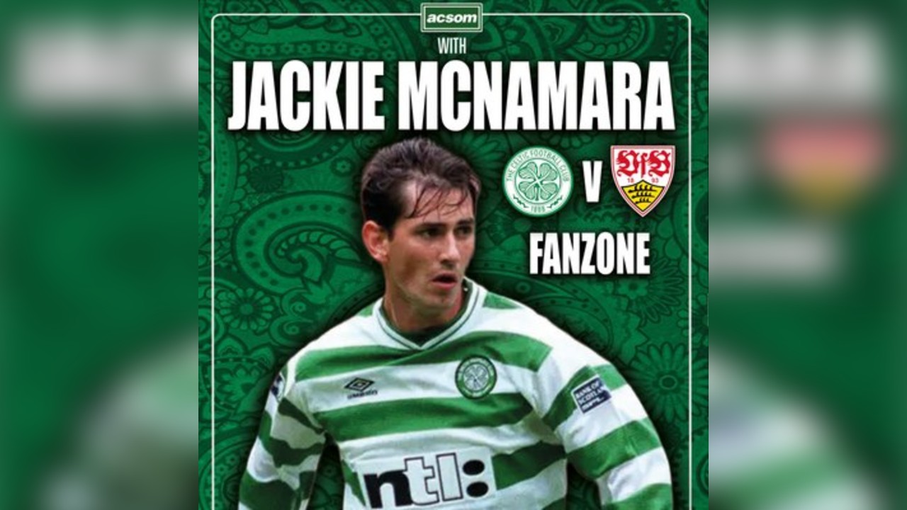 Jackie McNamara with a Celtic State of Mind // Stuttgart FANZONE