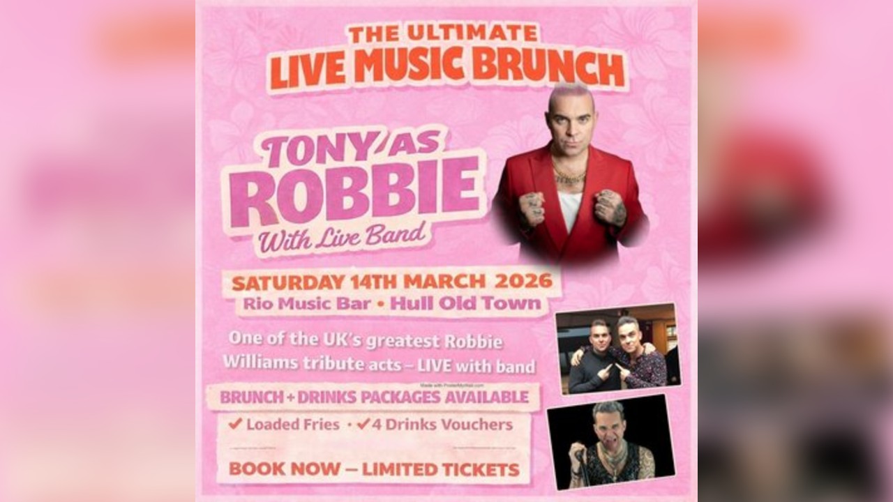 Live music brunch- with Tony as Robbie