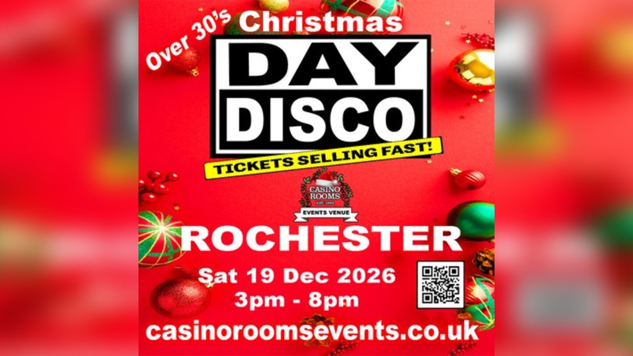 Day Disco (Over 30's)  Xmas Special -Saturday 19th December 2026
