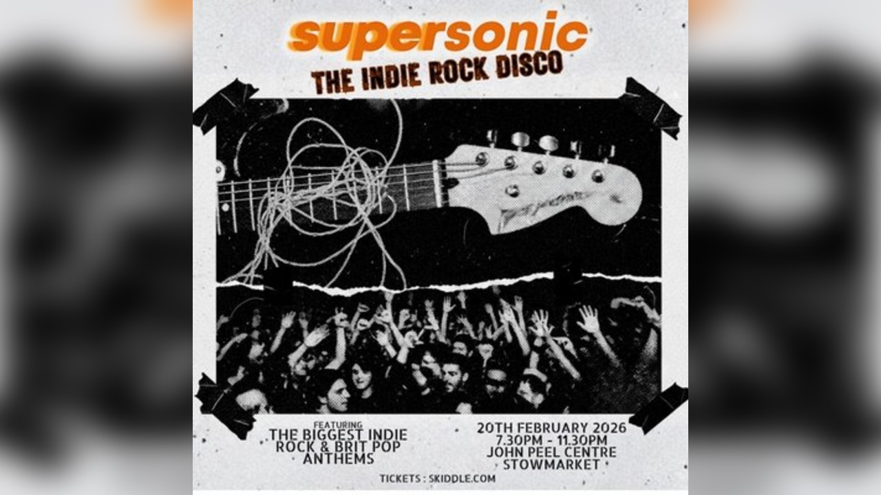 Supersonic - Indie Rock & Brit Pop Anthems - Stowmarket