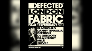 Defected: Danny Tenaglia, Blackchild, Deetron, DJ Gregory + more