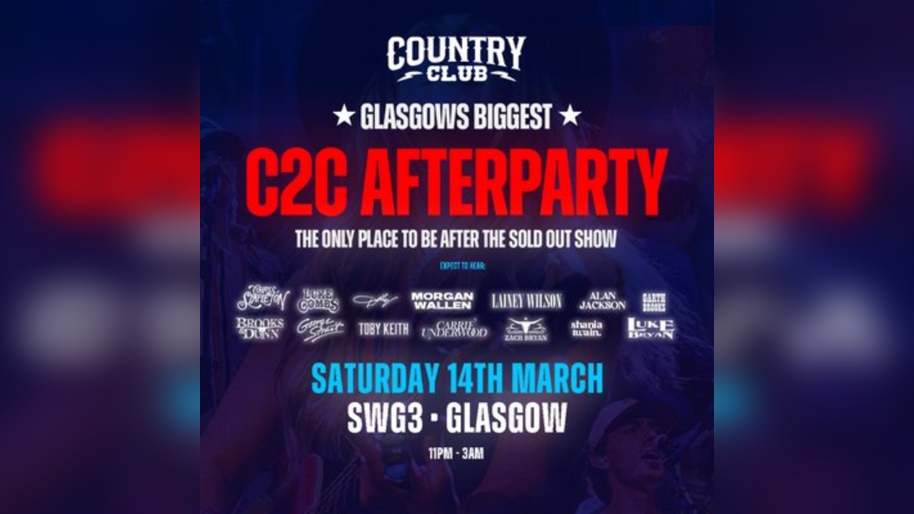 Country Club - Country 2 Country C2C Afterparty Glasgow