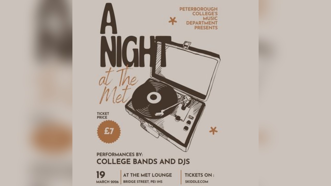 Peterborough Colleges Music Dept presents 'A night at The Met'
