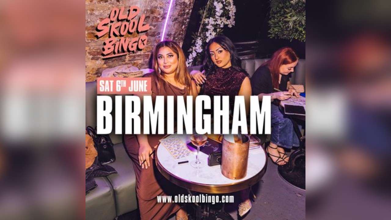 Old Skool Bingo Sat 6th June Birmingham