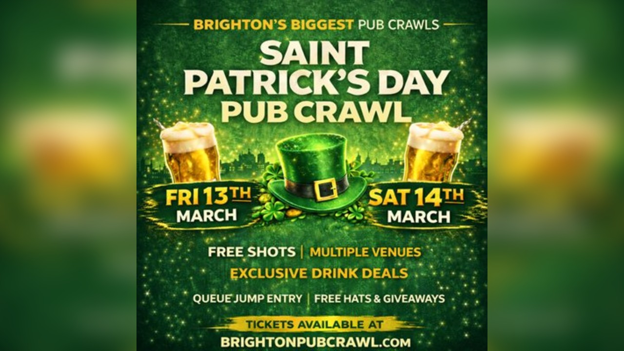 Saint Patrick´s Day Pub Crawl - Brighton