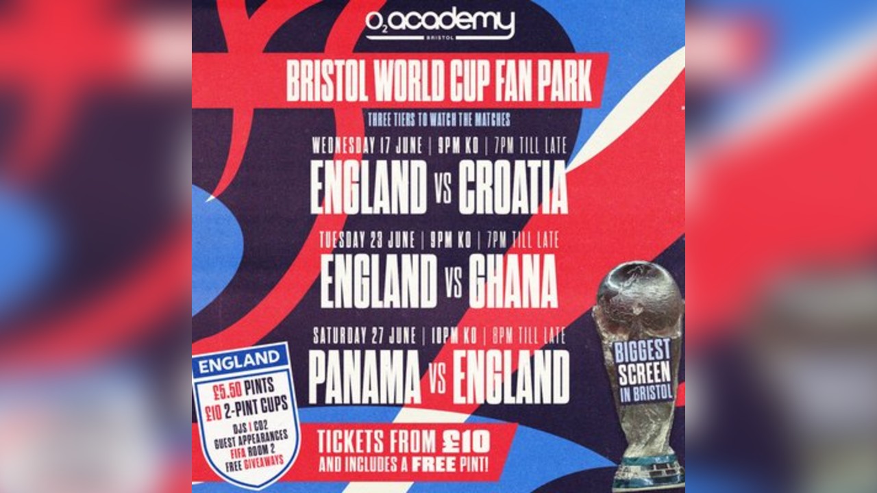 Bristol World Cup Fan Park - England vs Ghana