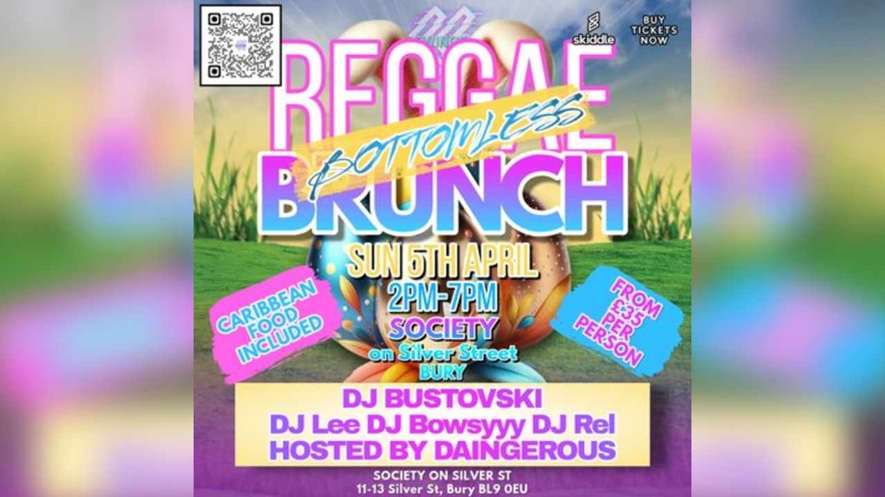 Rewinder Reggae Brunch BOTTOMLESS Easter Edition
