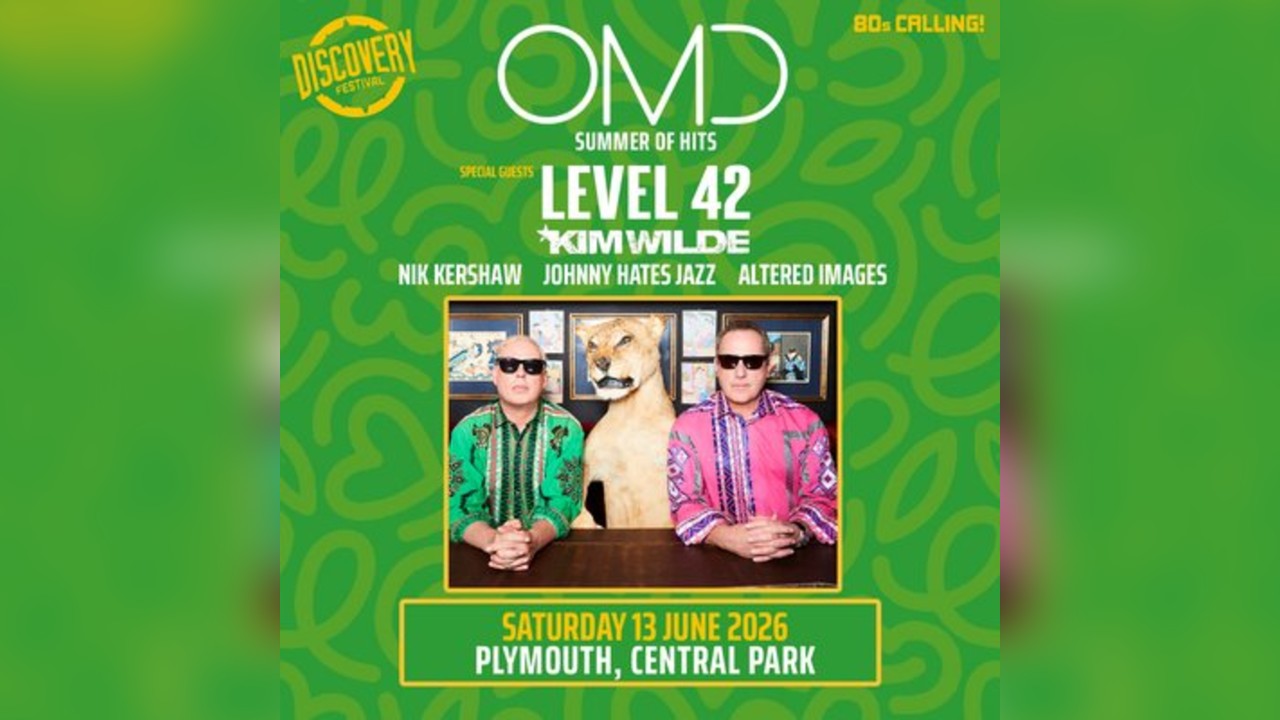 80s Calling Plymouth w/ OMD, Level 42, Kim Wilde & more
