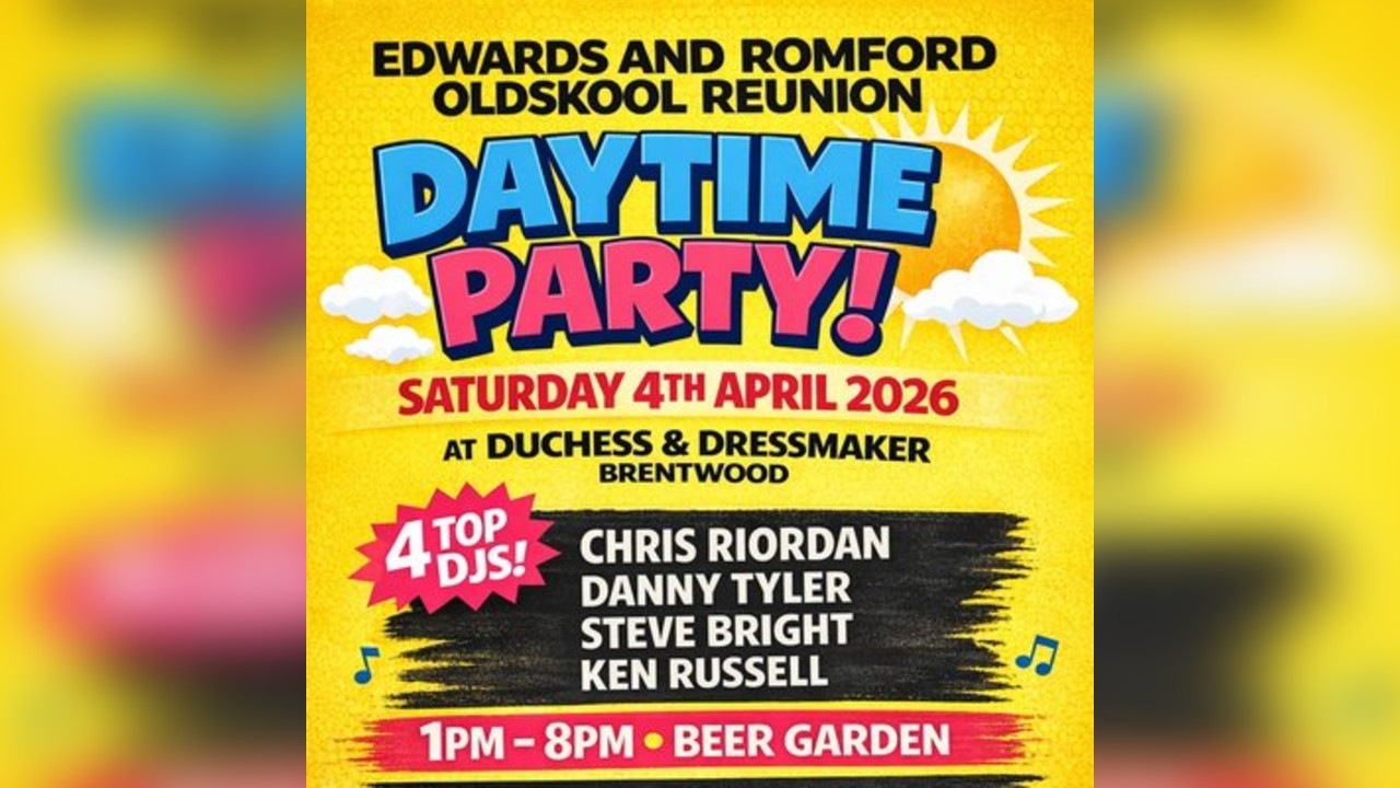 ONE MORE TIME  - Over 30's Daytime Party