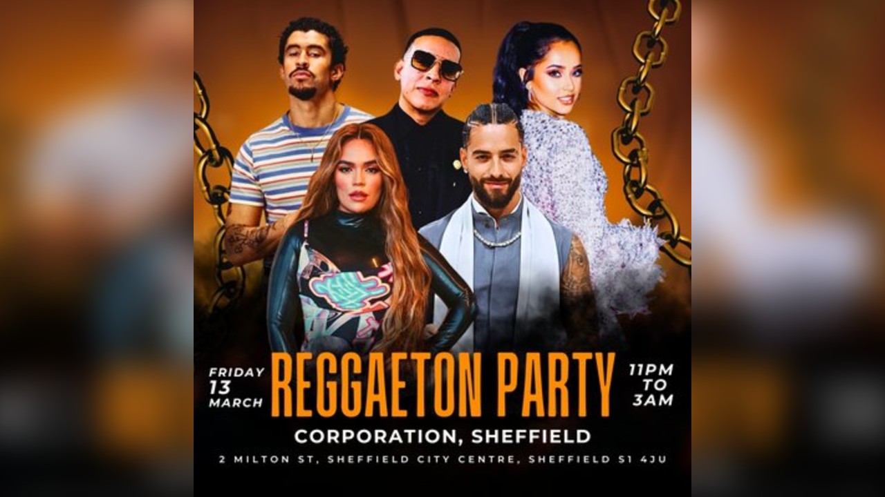 Reggaeton Party (Sheffield) Launch Party