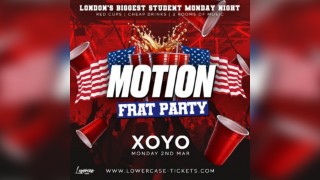 MOTION Every Monday - FRAT PARTY
