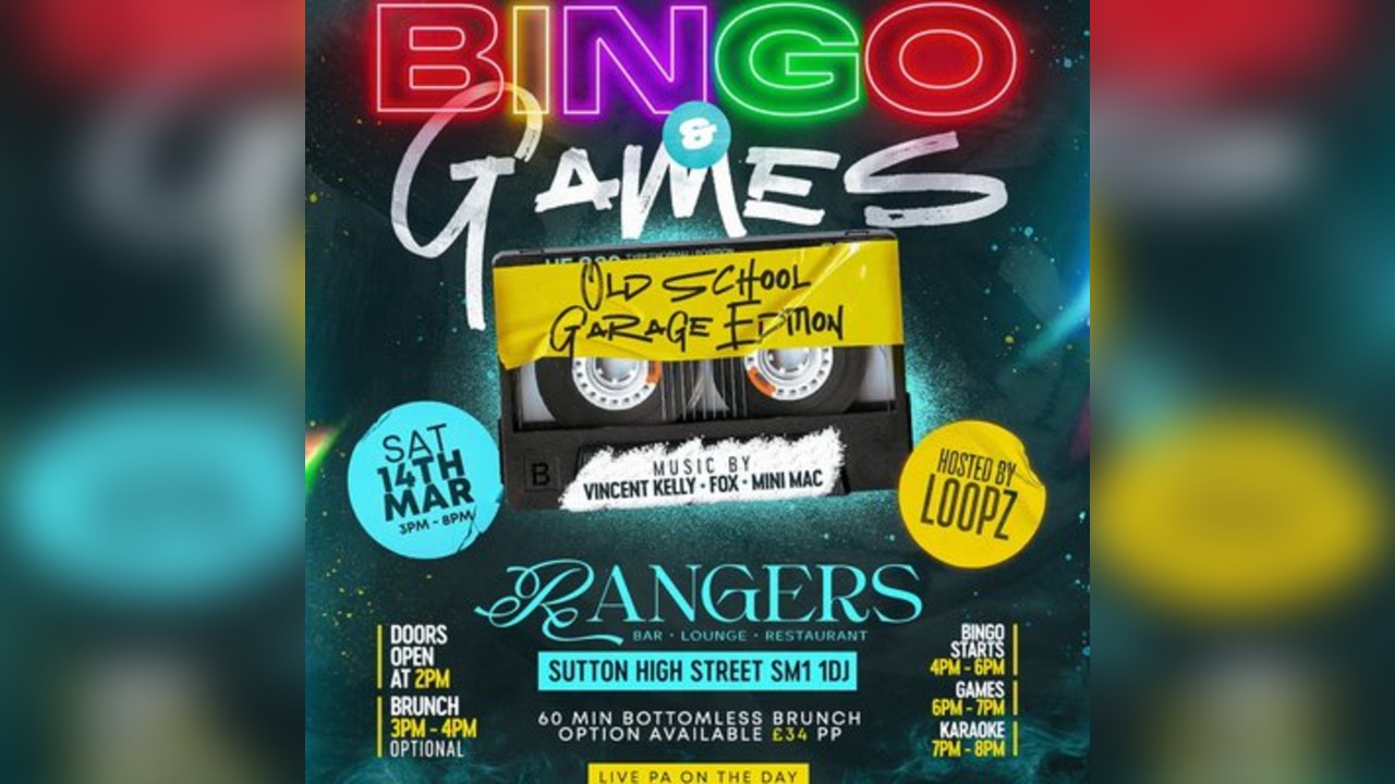 100 % UKG Bingo Sutton.