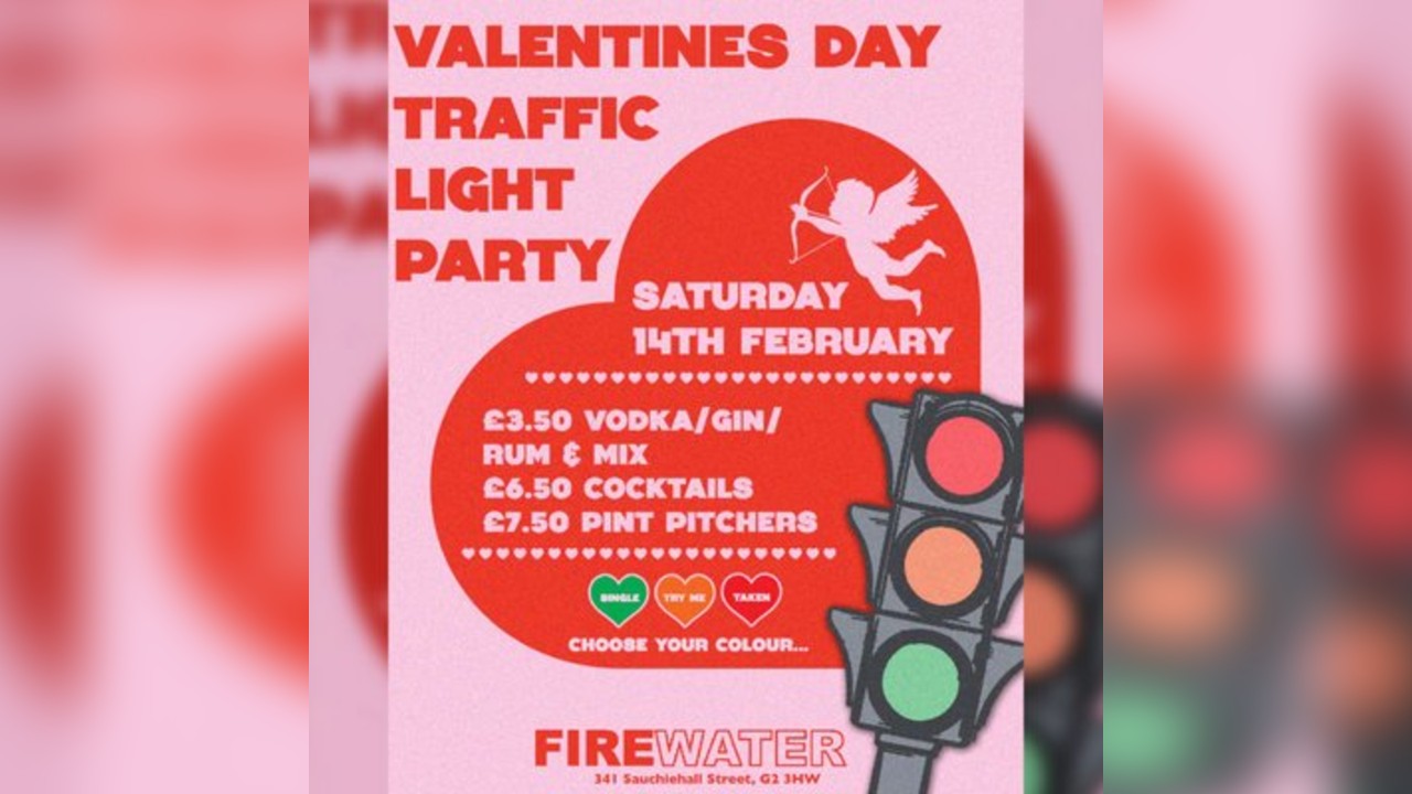 Valentine's Traffic Light Party