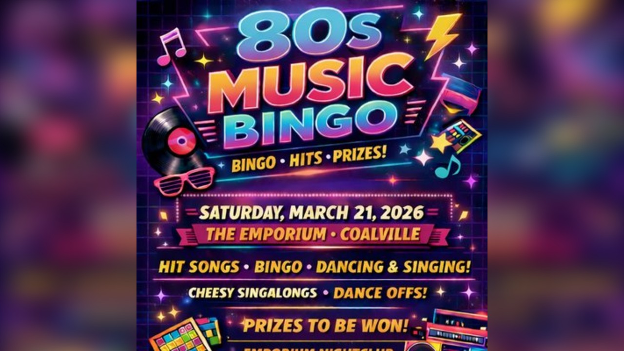 80's Music Bingo | Dancing & Singing | March 21st