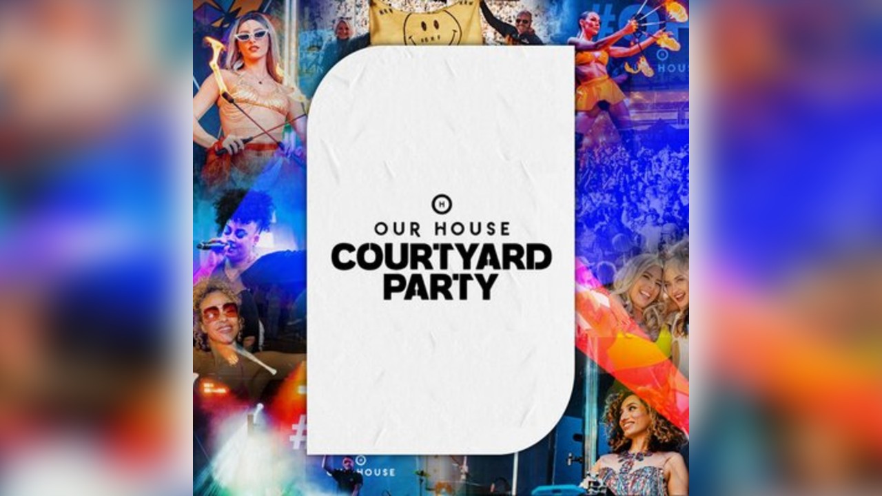 Our House Daytime Courtyard Party