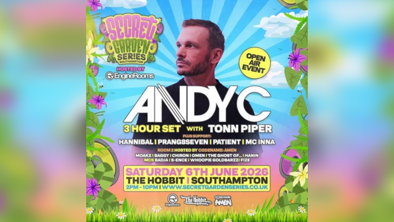 Secret Garden Series Hosts ANDY C 3 HOUR SET