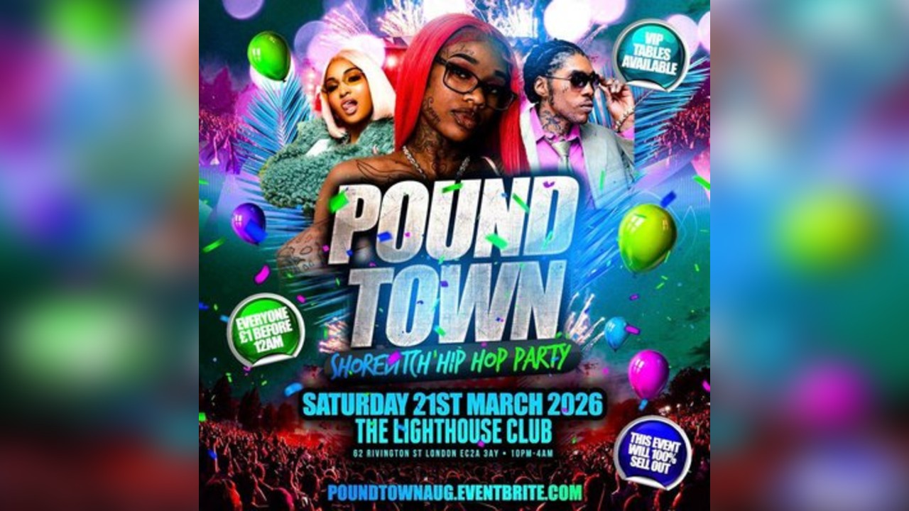 Pound Town - Shoreditch Hip Hop Party