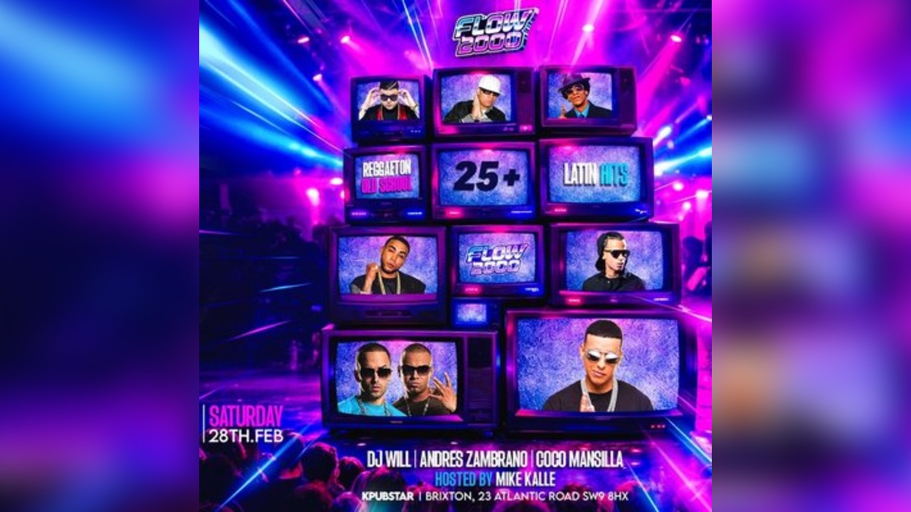 Flow 2000 - Old School Reggaeton & Latin Hits (Early Party|25+)