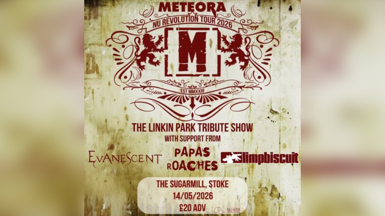 Meteora Linkin Park| Nu Revolution Tour 2026 | Sugarmill Stoke