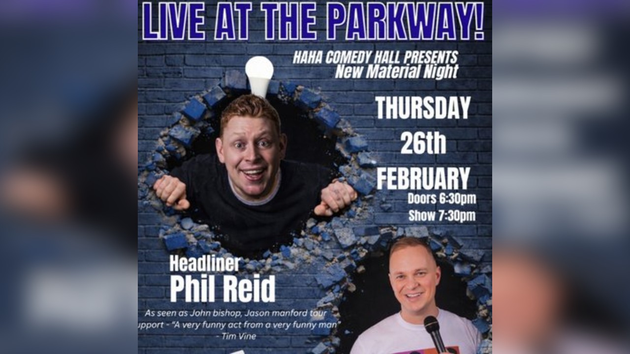 Ha Ha Comedy Hall - New Material Night - MC James Kilvington