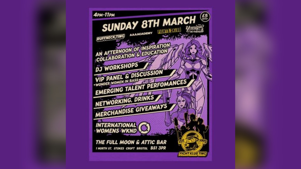 Ruffneck x AAA Academy: Women In Bass Talk & Workshops