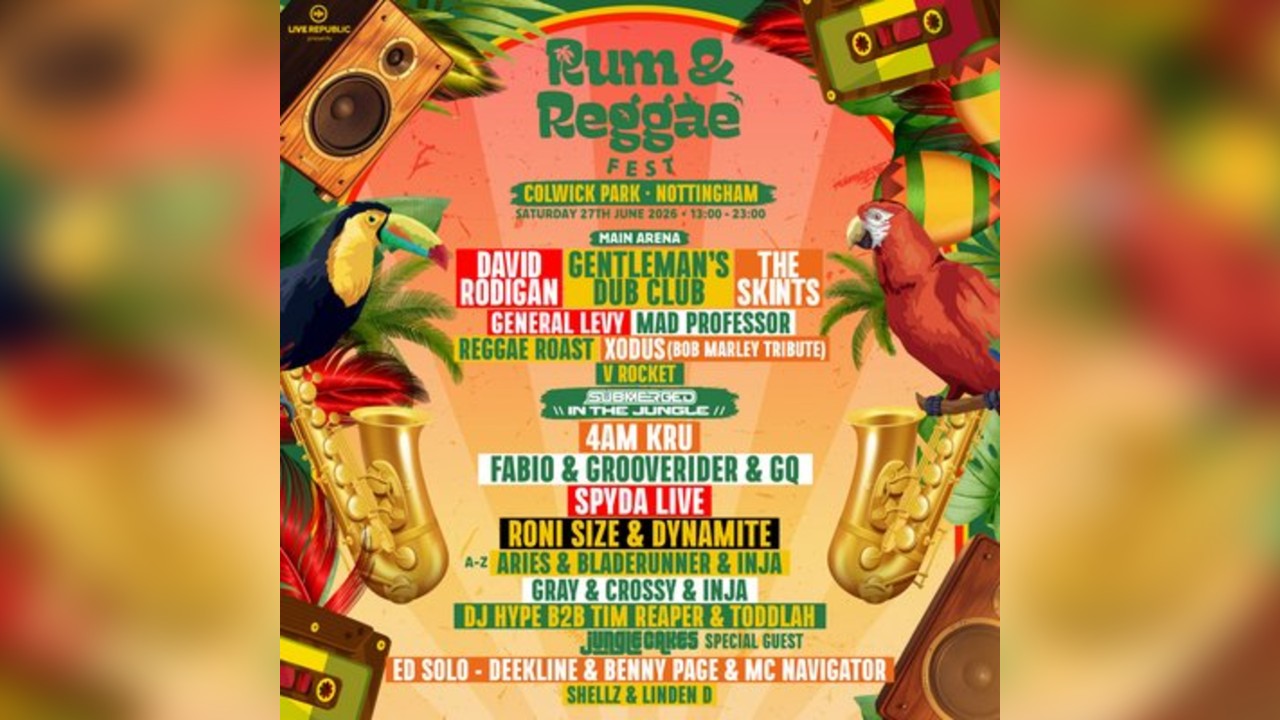 Rum & Reggae Fest 2026 | Colwick Park, Nottingham