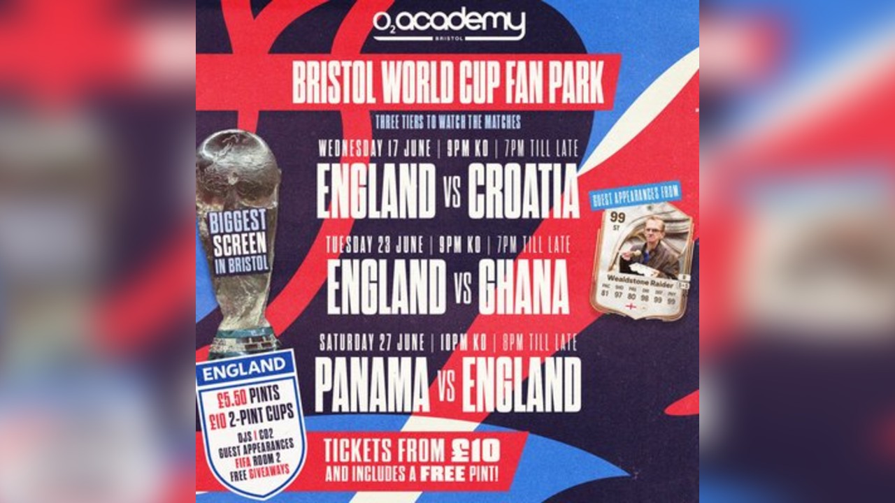 Bristol World Cup Fan Park - England vs Croatia