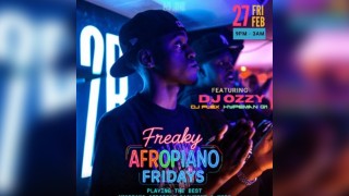 Freaky AfroPiano FridaysOzzy On The Decks