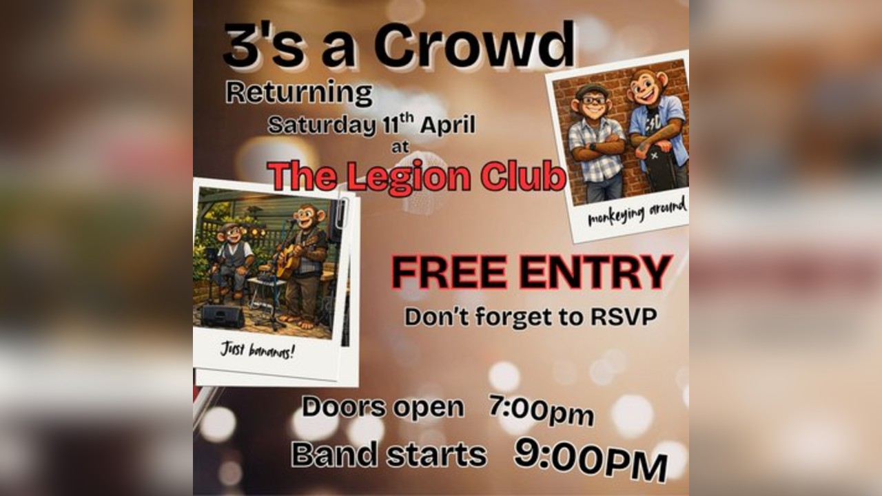 3s A Crowd Live Band