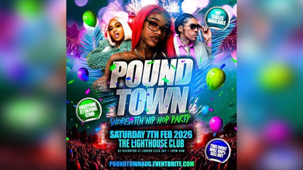 Pound Town - Shoreditch Hip Hop Party