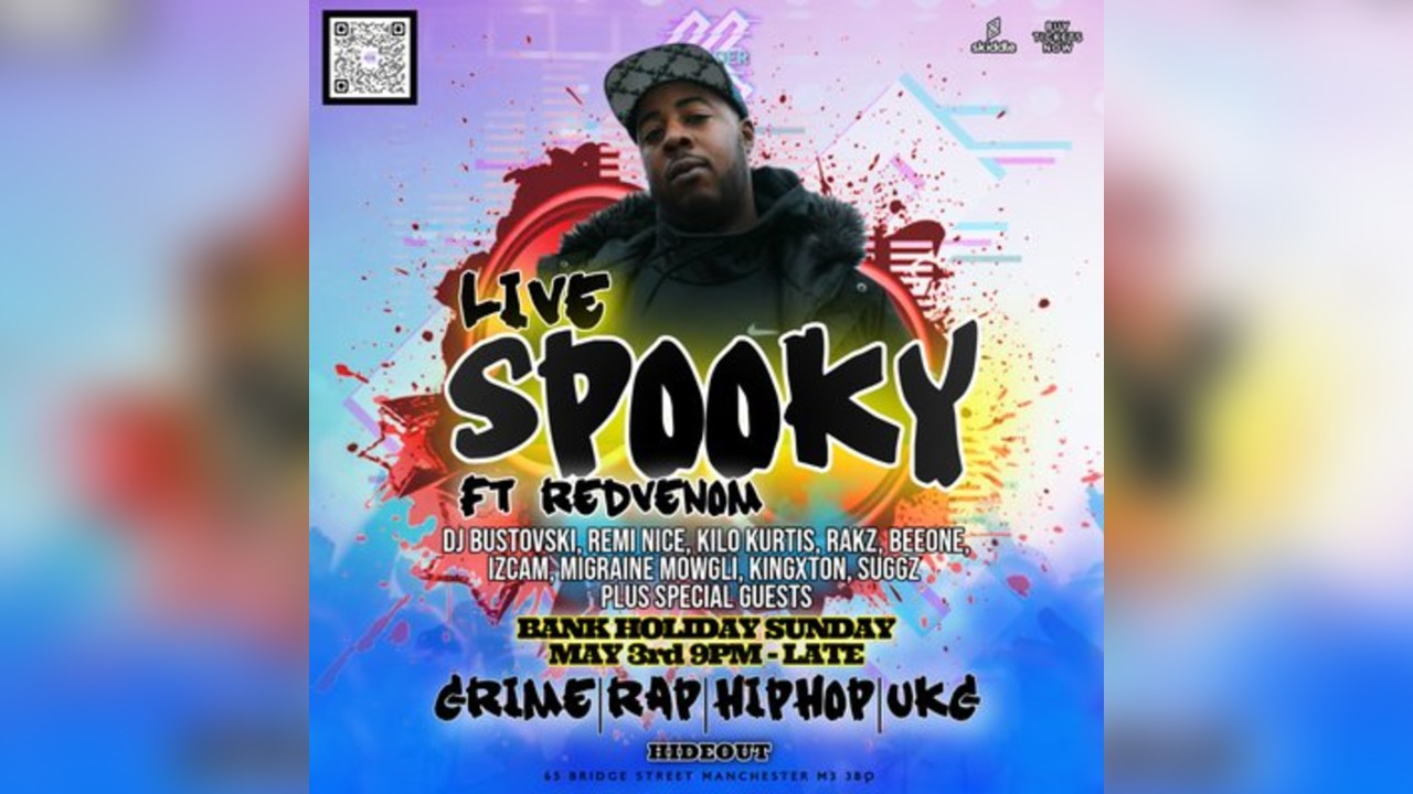 SPOOKY Live in Manchester ft REDVENOM