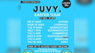 JUVY Under 18s  Easter Tour - Friday 27th March - EPPING