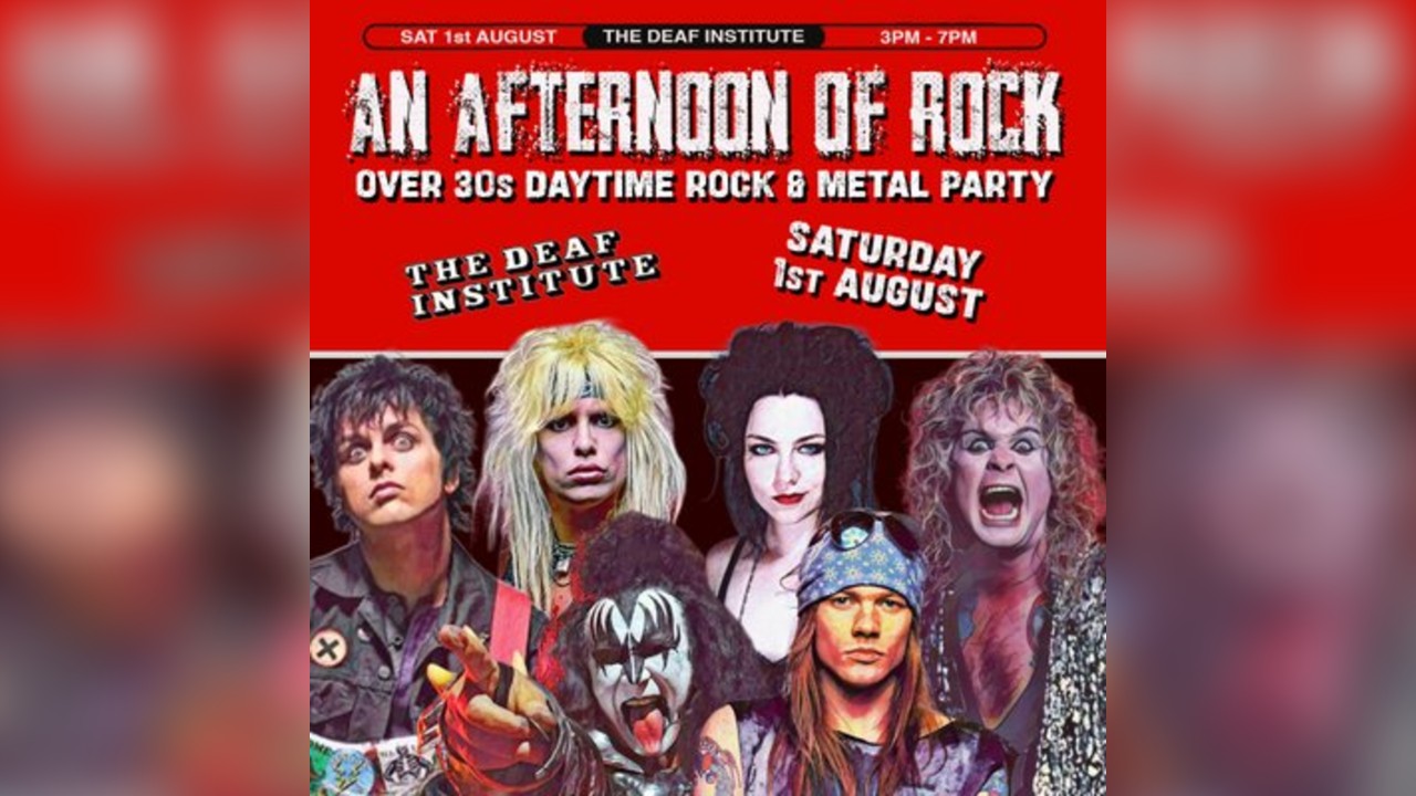 An Afternoon of Rock: MANCHESTER (Over 30s Rock/Metal) 3pm-7pm