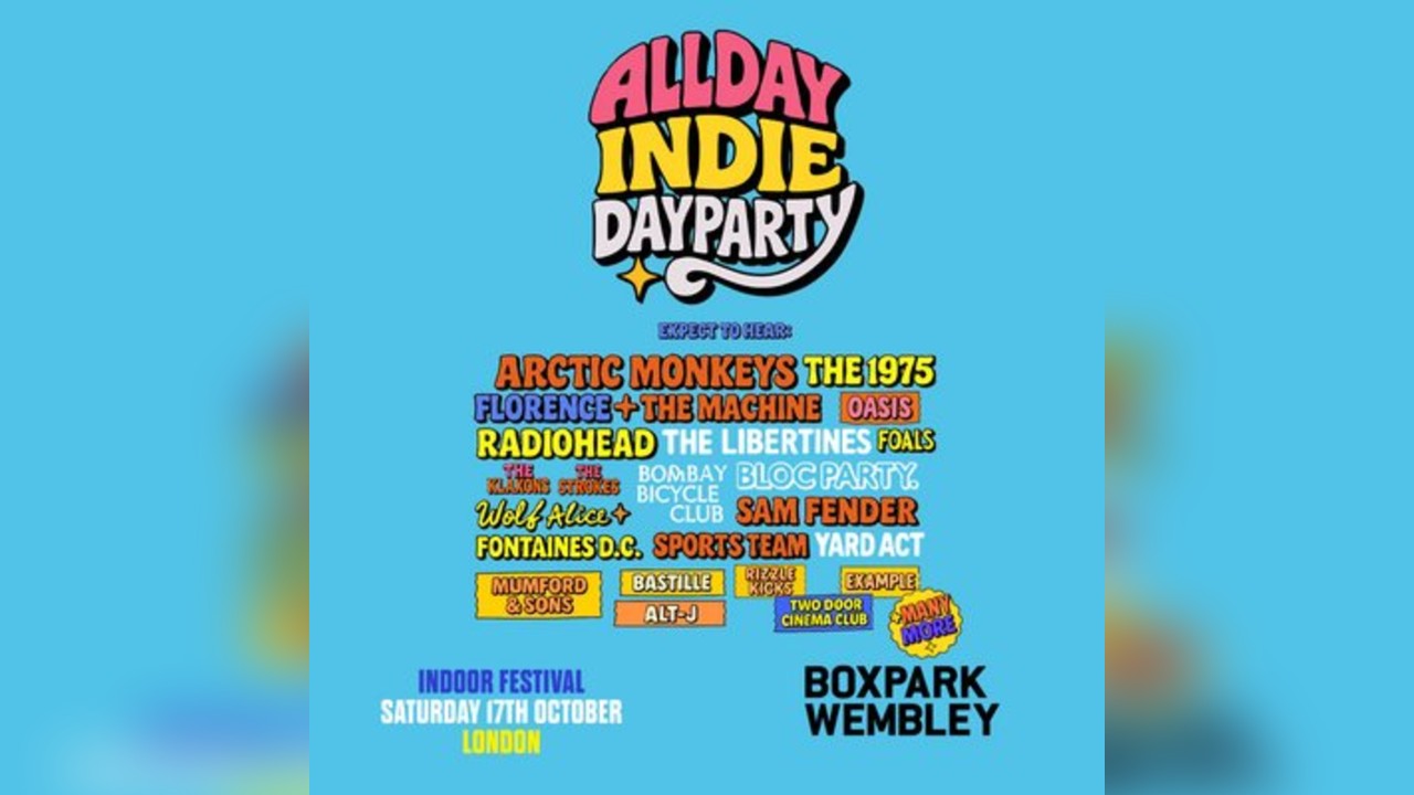Allday Indie Indoor Festival - London