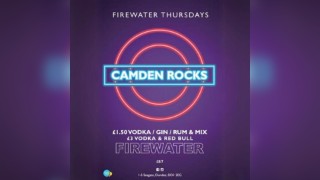 Camden Rocks; Firewater Thursday.