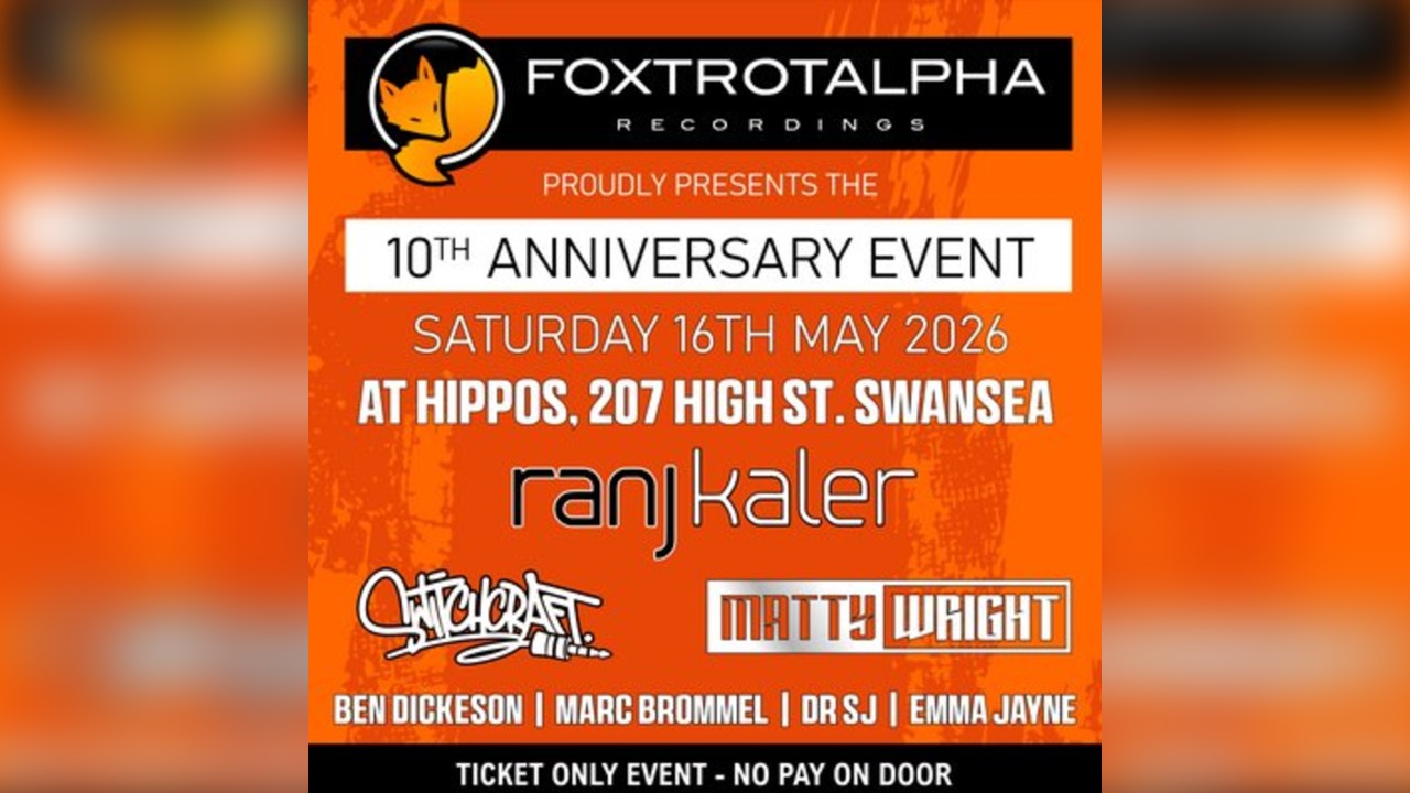 Foxtrot Alpha Recordings presents: 10 year anniversary party