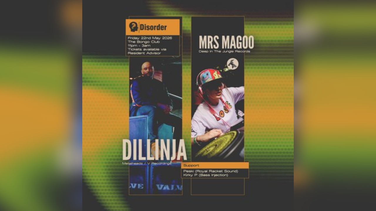 Disorder presents: Dillinja & Mrs Magoo