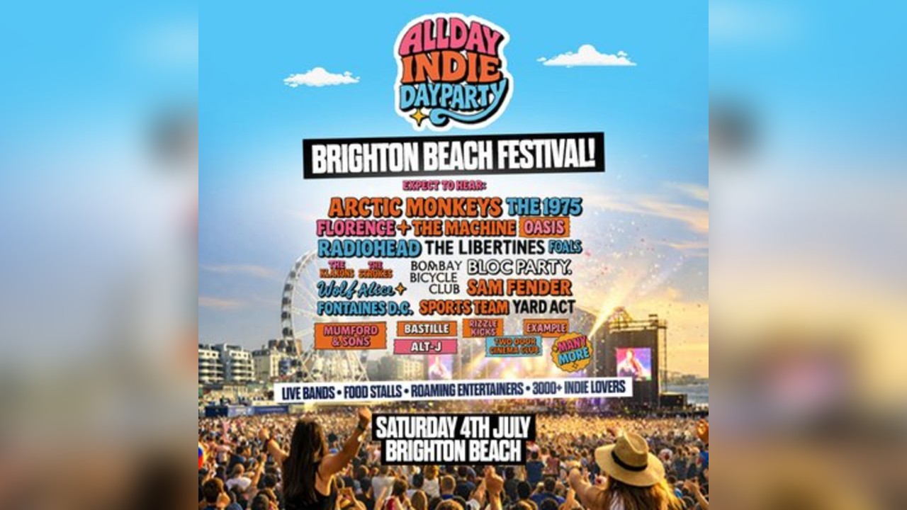 Allday Indie Summer Outdoor Beach Festival - Brighton