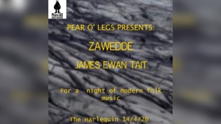 Pear O'Legs records presents: Zawedde + James Ewan Tait