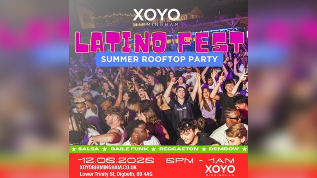 Latino Fest Summer Rooftop Party (Birmingham)