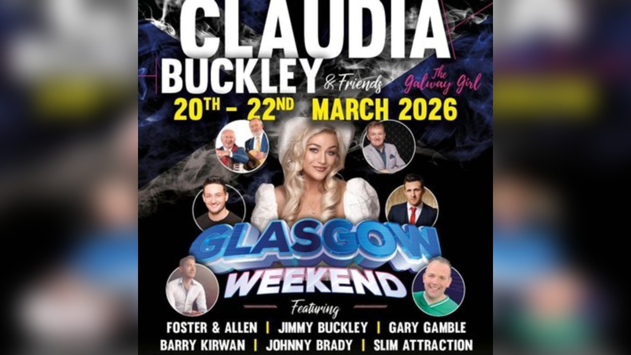 Claudia Buckley Glasgow Weekend - Friday Night Ticket