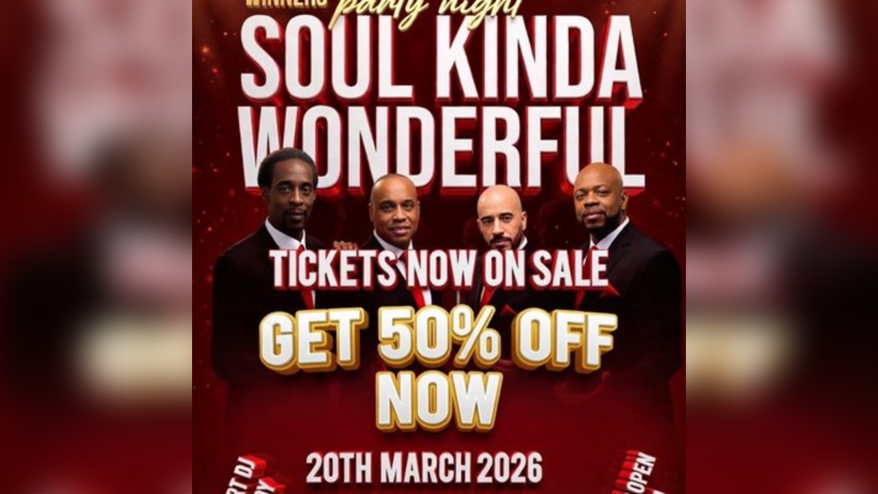 Soul, Motown ... and Drifters tribute band night