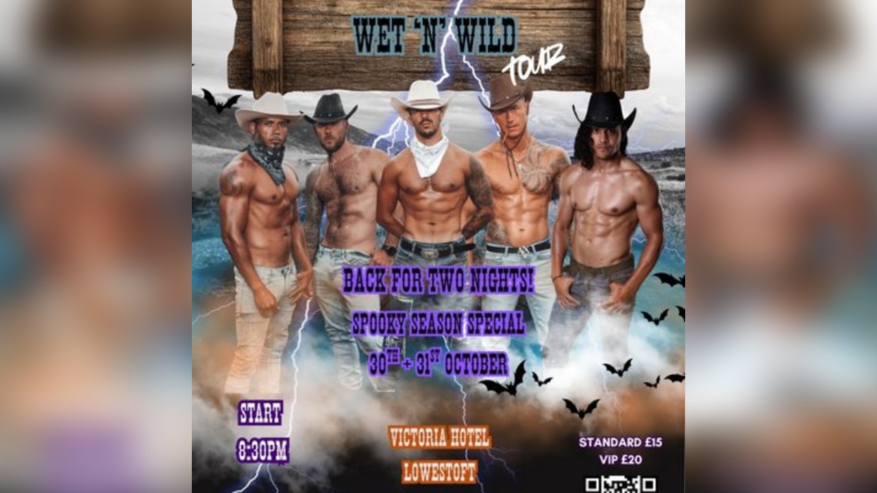 UK Pleasure Boys Wet & Wild Tour Lowestoft night 2