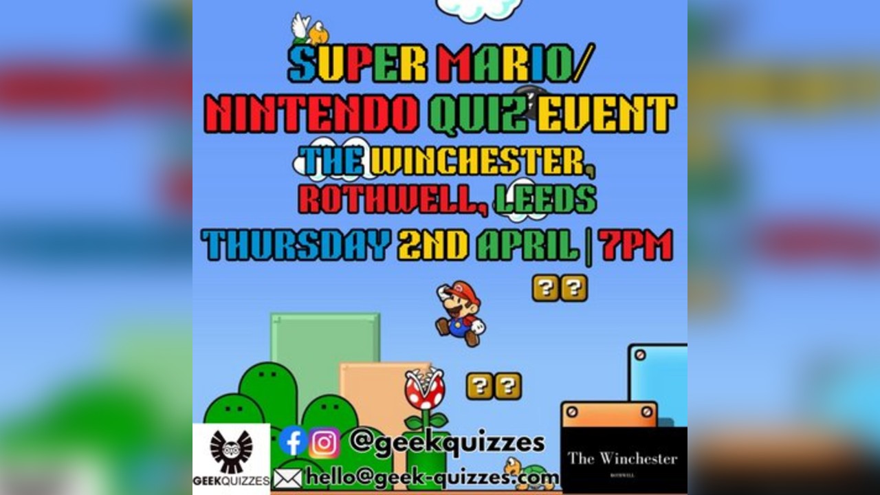 Super Mario/ Nintendo Quiz Event